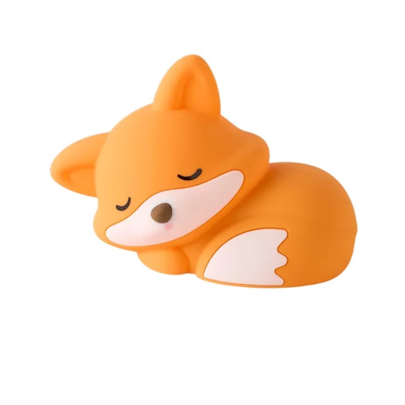 Fox USB Rechargeable Bedroom Creative Cartoon Small Night Lamp